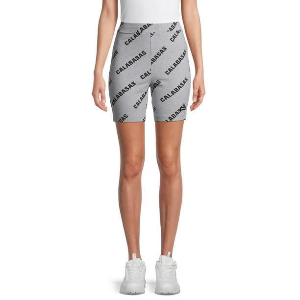 KENDALL KYLIE Women's Logo Cotton Bike Short KENDALL KYLIE Women's Logo Cotton Bike Short